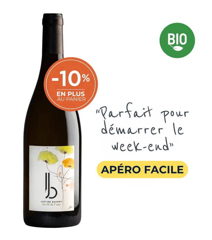 Justine Baudry "Au Fil de l'Eau", Sauvignon Blanc 2024