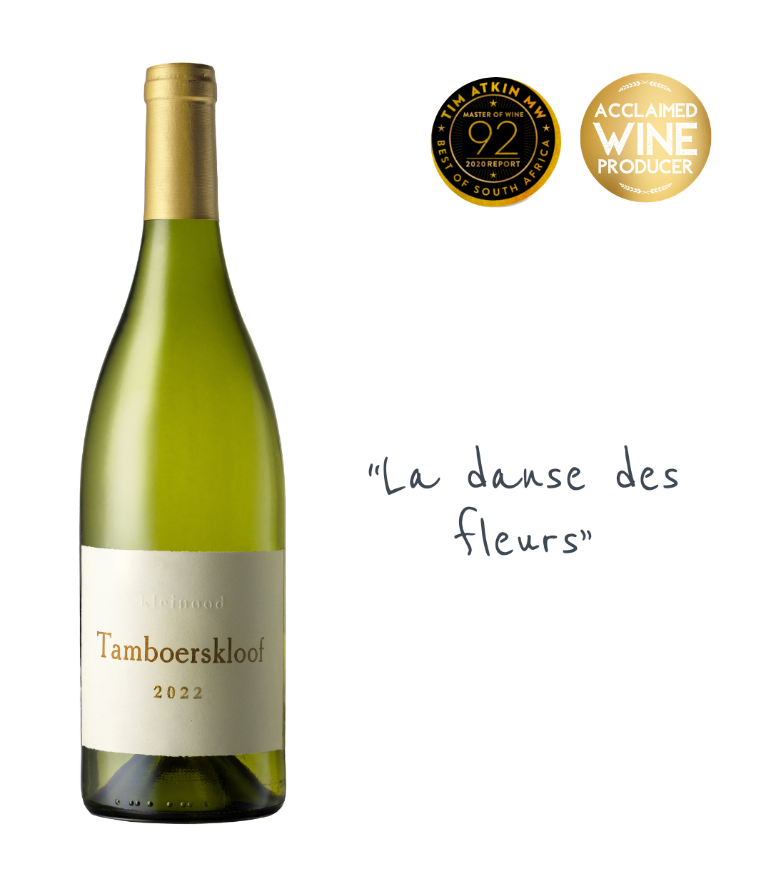Kleinhood Tamboerskloof Viognier 2022 Stellenbosch Afrique du Sud 