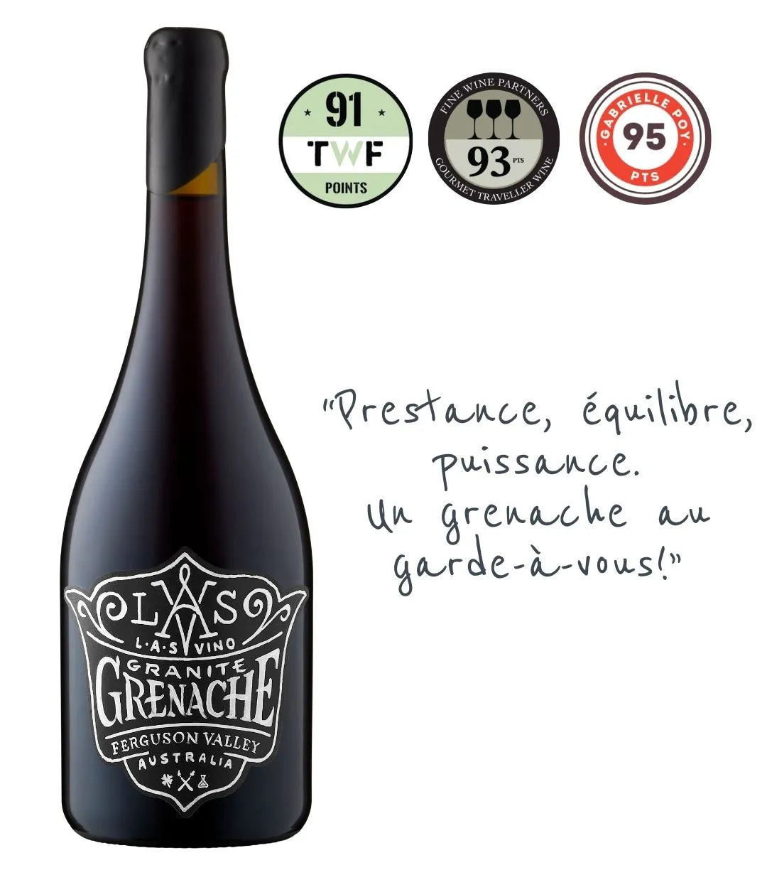 L.A.S. Vino Granite Grenache Ferguson Valley Australia 2022 FR