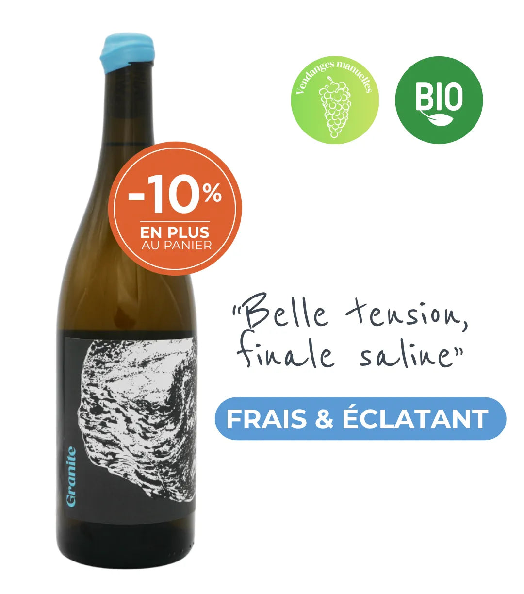 La Micro Winerie, Granite 2024, Chenin Blanc, Elevage Barrique 8 mois