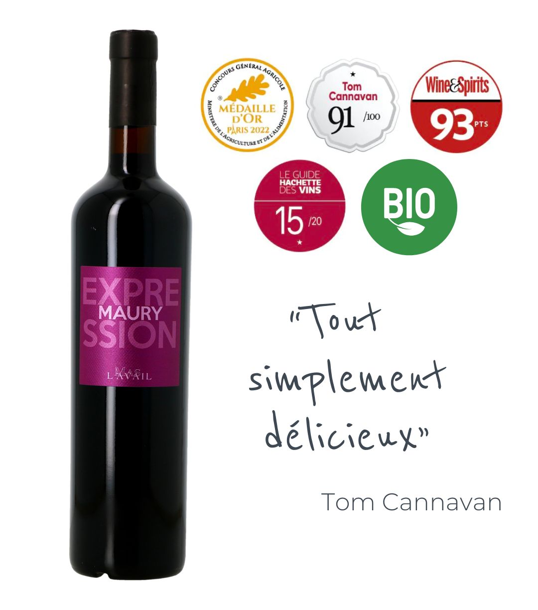 Mas de Lavail, Maury 'Expression' 2023 Vin Doux Naturel