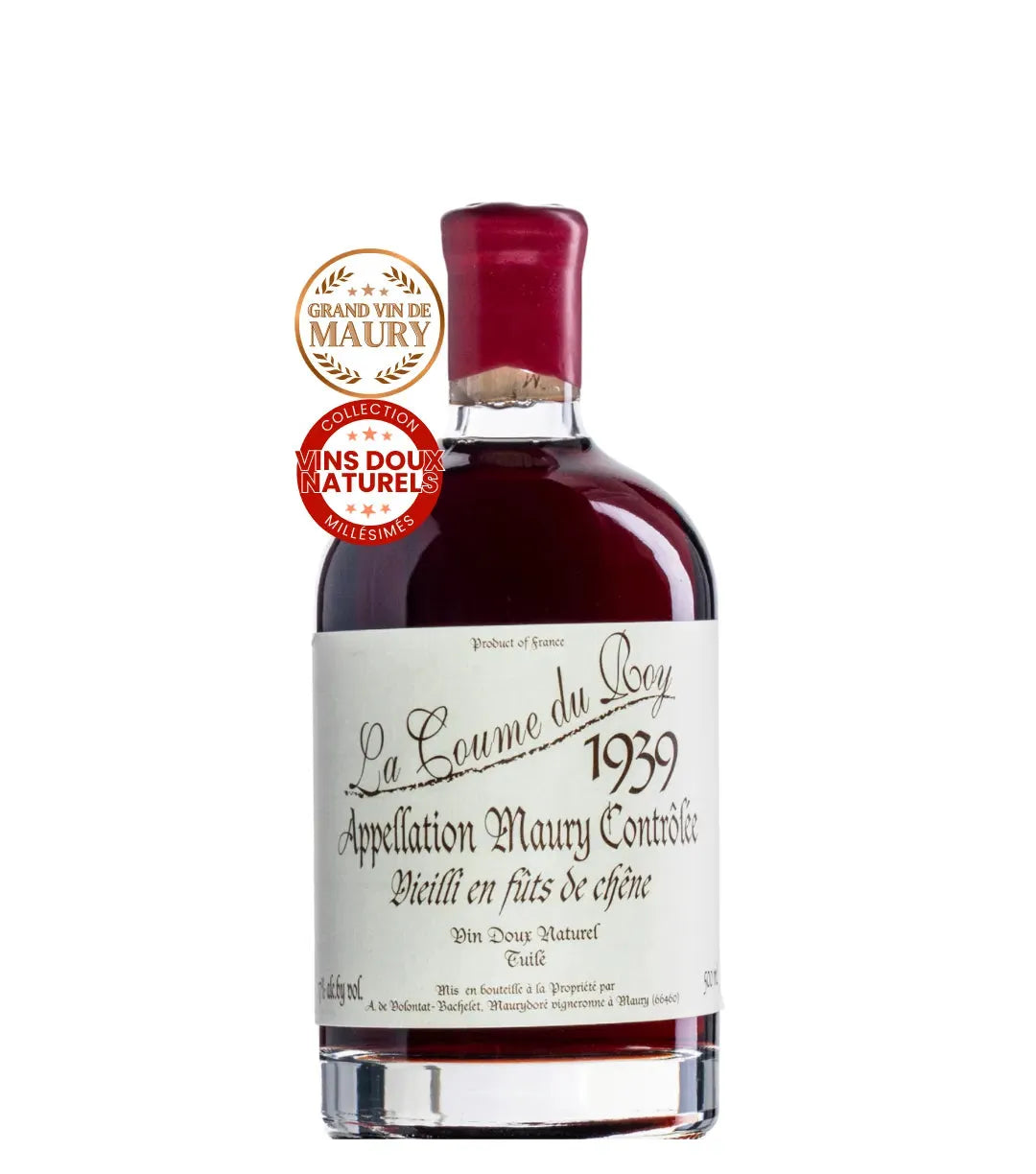 Maury 1939 La Coume du Roy Maury Doré 50cl
