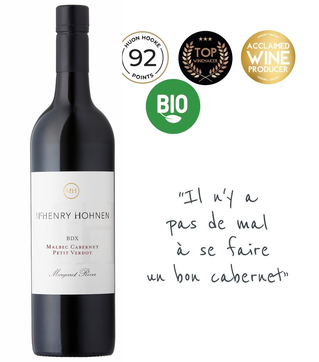 Mchernry Hohnen BDX Malbec Cabernet Petit Verdot Margaret River 2021