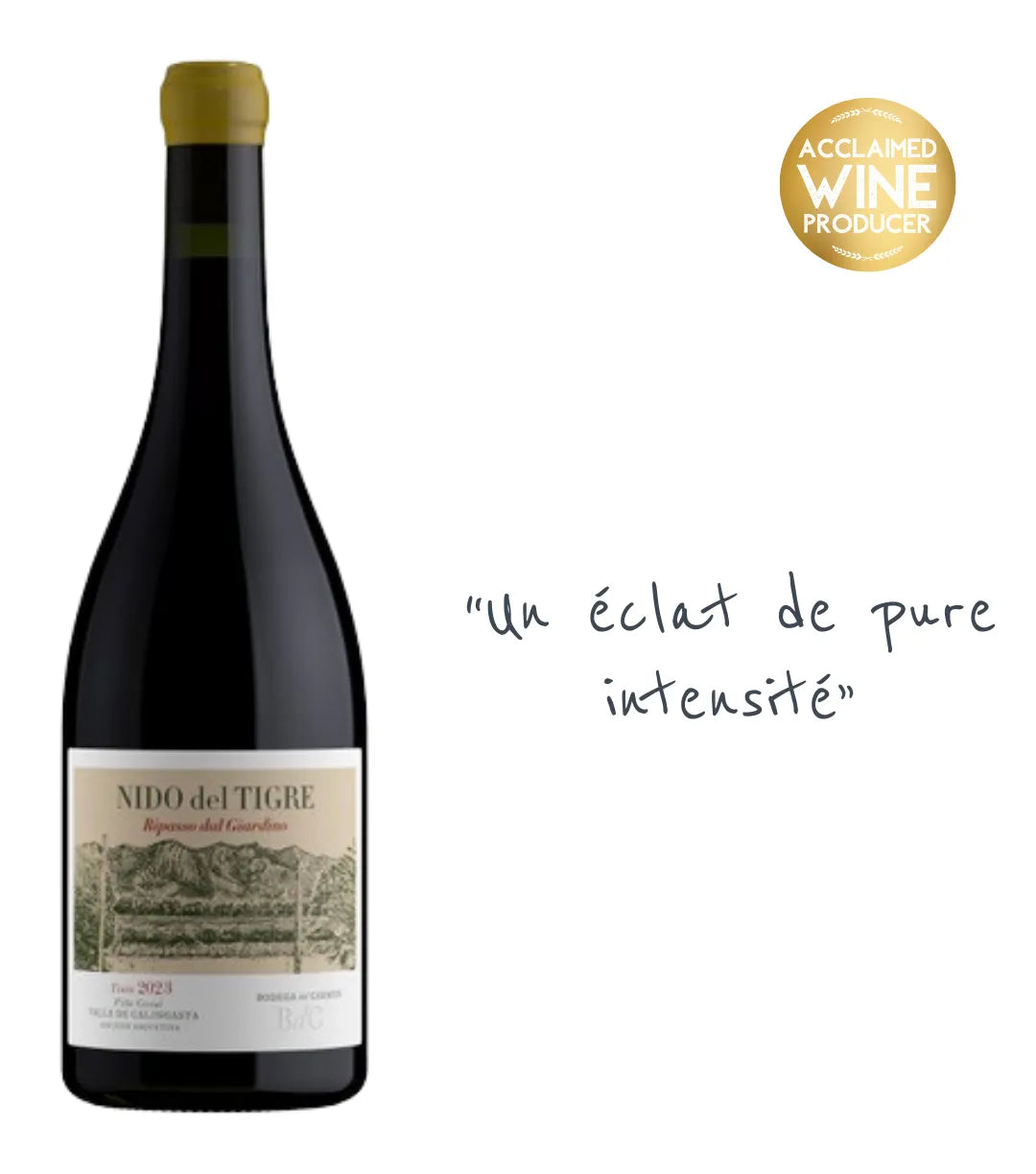 Nido Del Tigre, Ripasso Del Giardino Malbec 2023