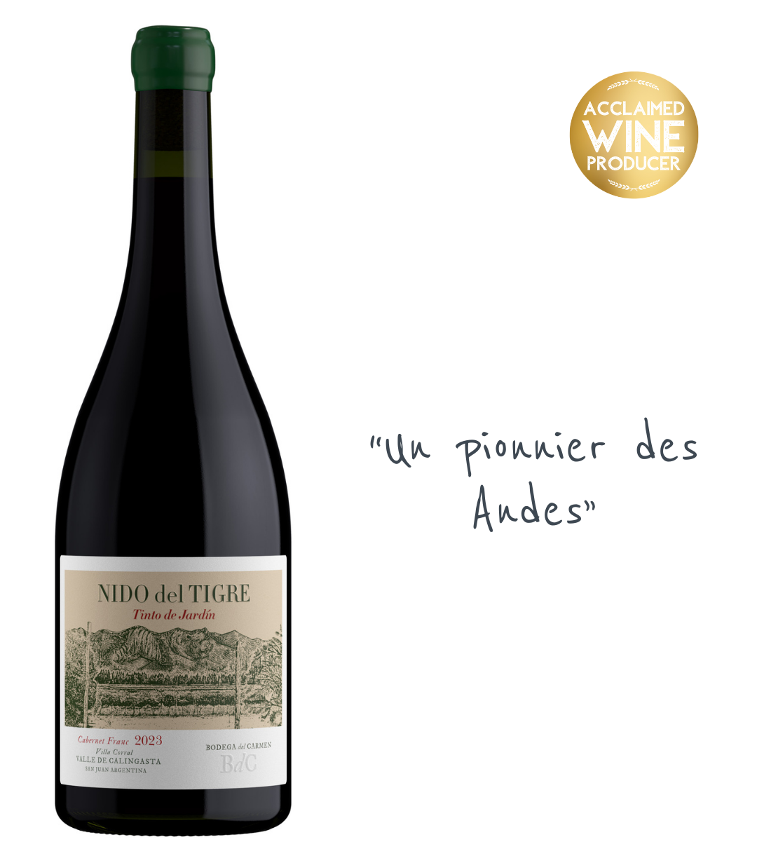 Nido del Tigre Tinto De Jardin Cabernet Franc 2023