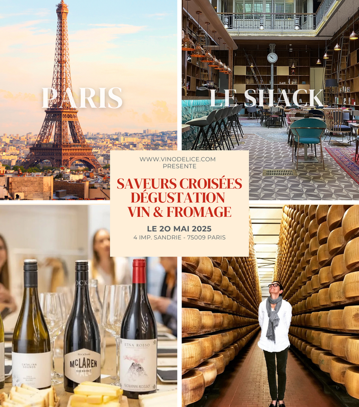 "Saveurs Croisées" DÉGUSTATION VIN & FROMAGE - Mardi 20 Mai - Paris