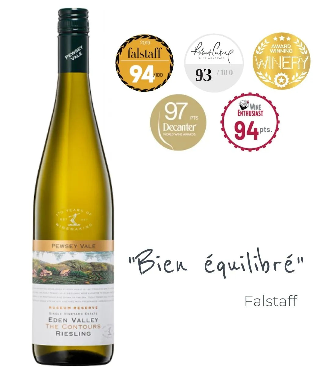 Pewsey Vale The Contours Riesling Eden Valley 2016