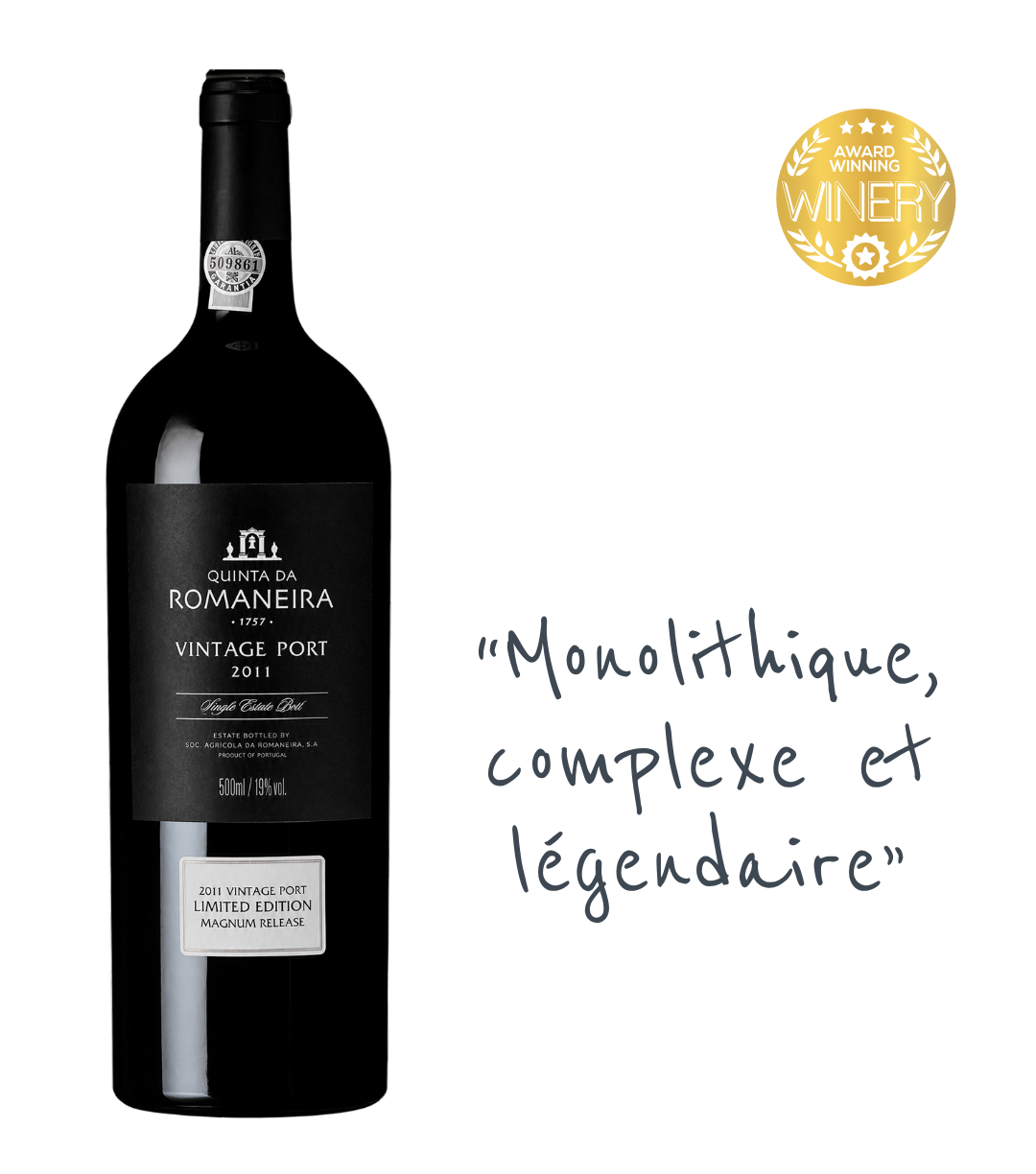 Porto Vintage, Quinta da Romaneira 2011 MAGNUM - Limited Edition 2011