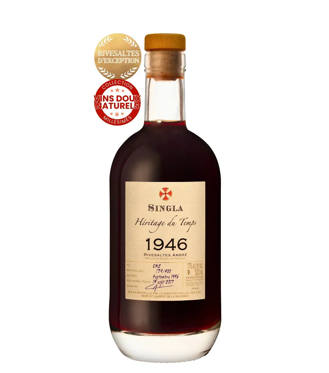 Rivesaltes Ambré 1946 Domaine Singla 50cl