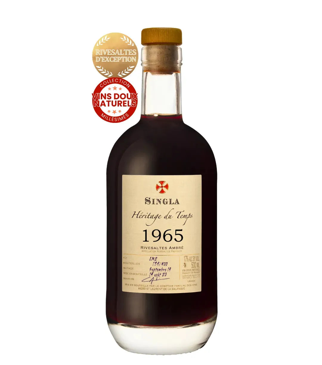 Rivesaltes Ambré 1965 Héritage Domaine Singla 50cl