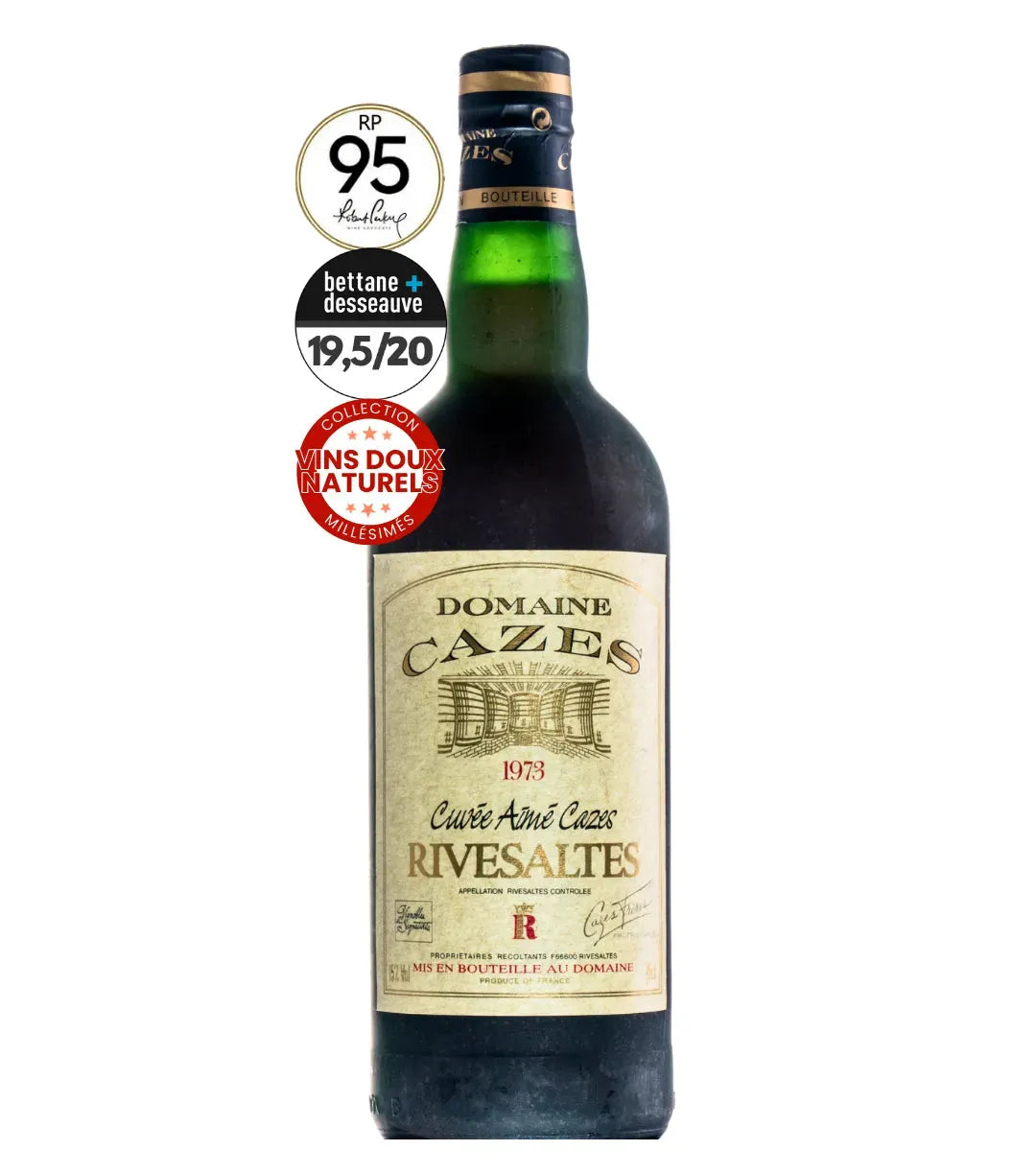 Rivesaltes Ambré 1973 Cuvée Aimé Cazes Domaine Cazes