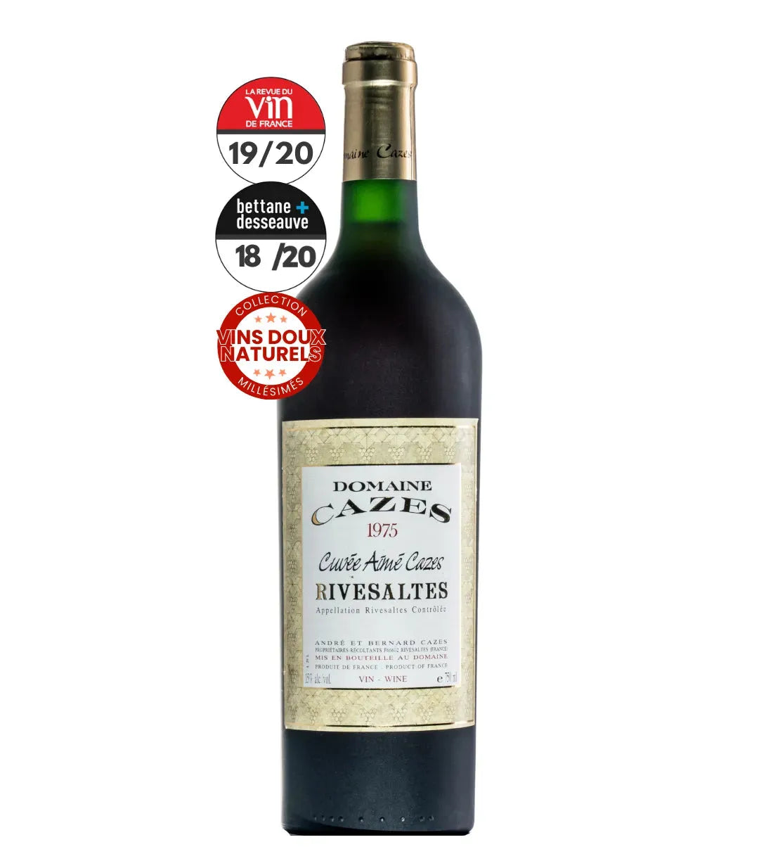 Rivesaltes Ambré 1975 Cuvée Aimé Cazes Domaine Cazes