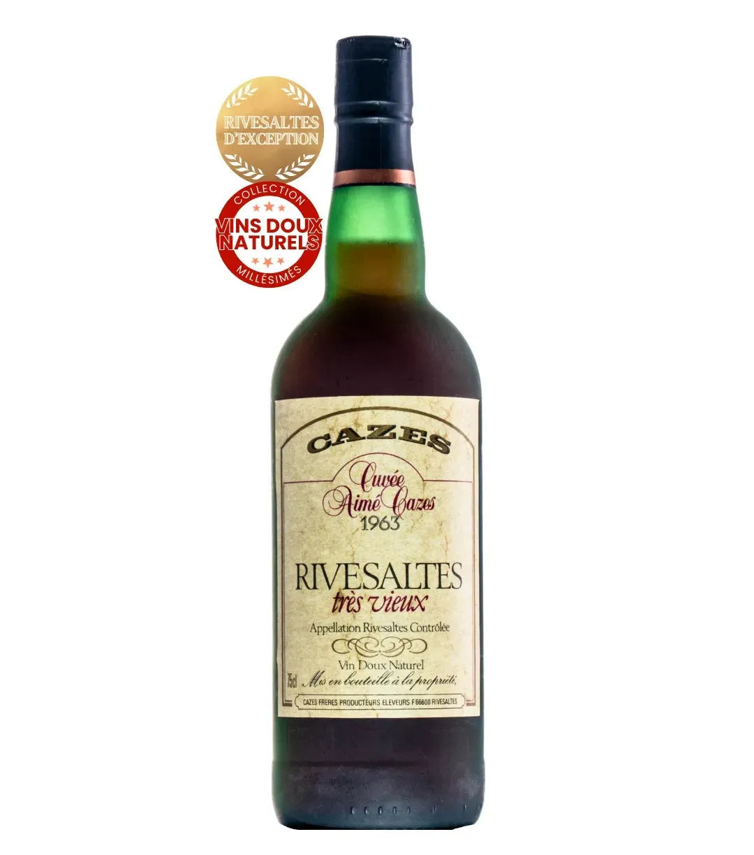 Rivesaltes Cuvee Aime Cazes 1963