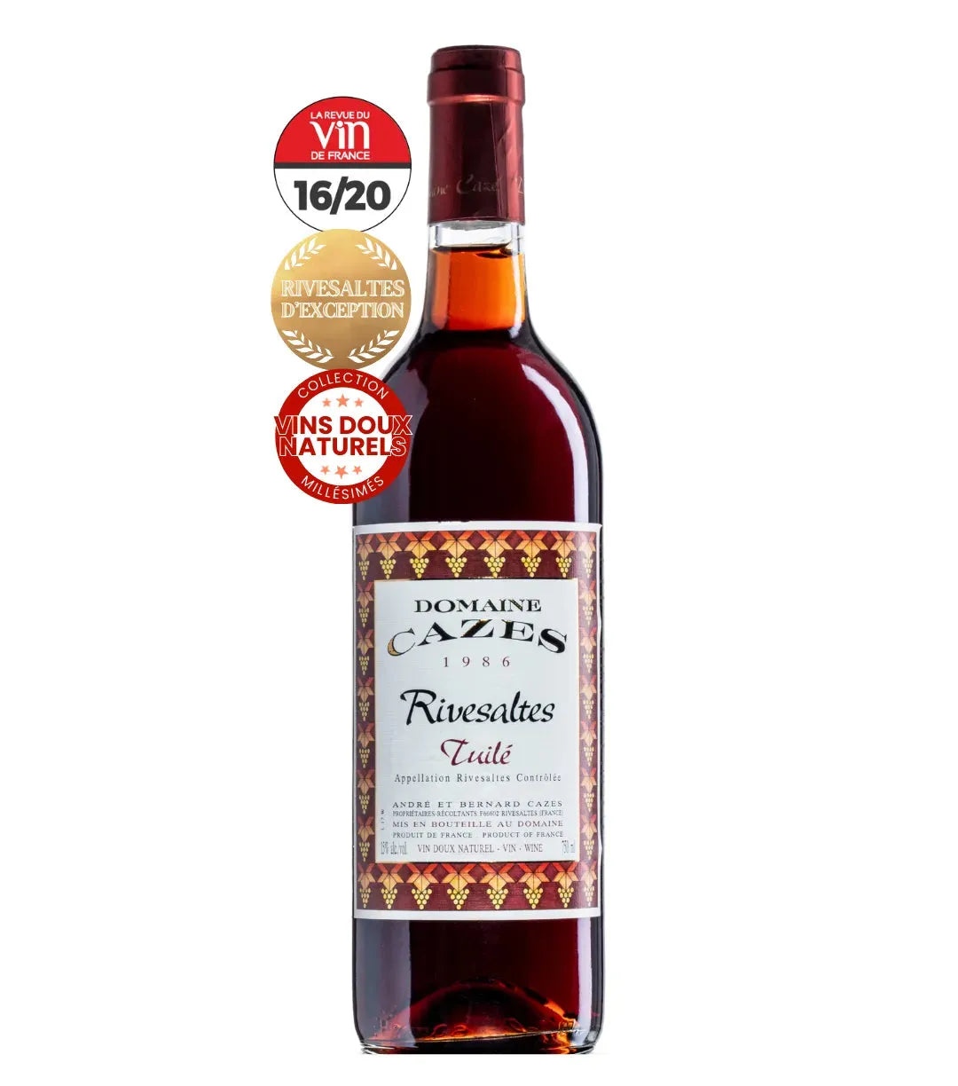 Rivesaltes Tuilé 1986 Domaine Cazes