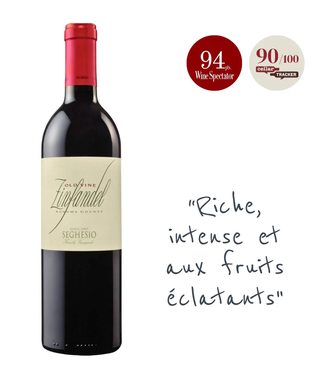 Seghesio Family Vineyards Old Vine Zinfandel 2021