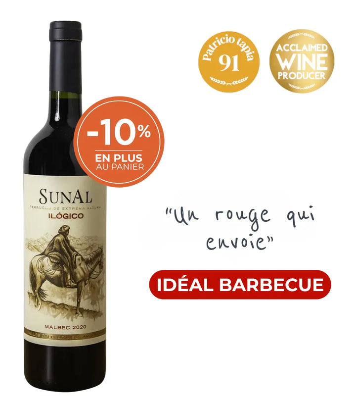 Sunal Ilogico Malbec 2020 – Malbec d’altitude d’Agustín Lanús