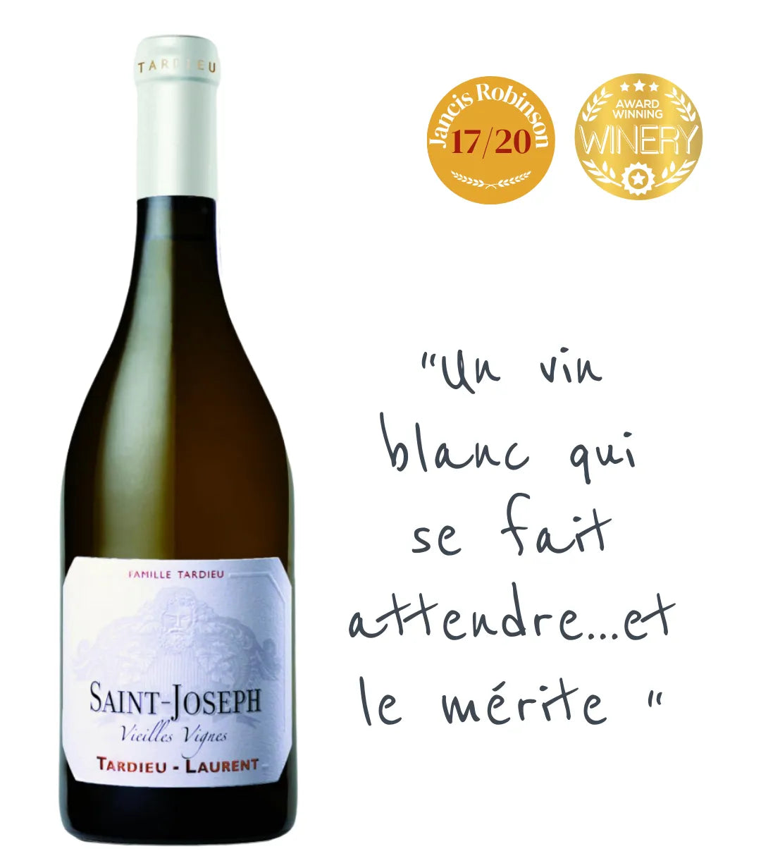 Tardieu-Laurent, Saint-Joseph blanc 'Vieilles Vignes' 2021