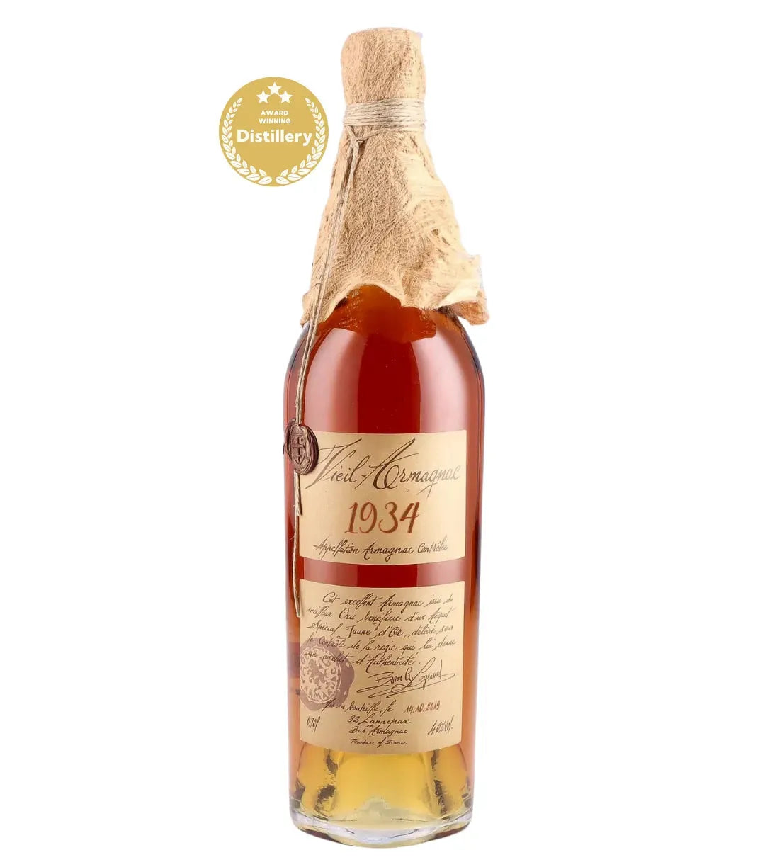 Vieil Armagnac Baron Gaston Legrand 1934