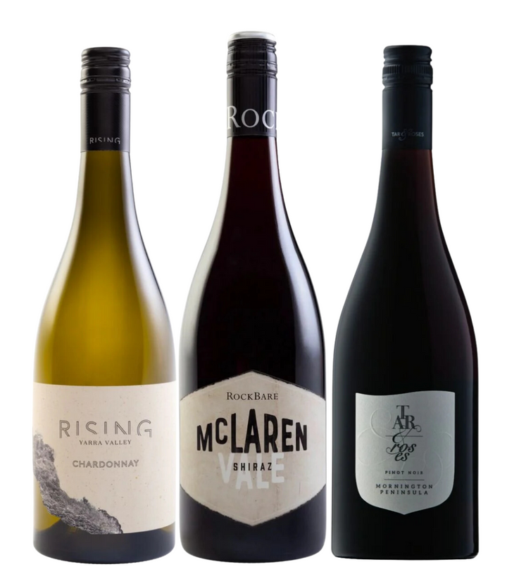 3 bouteilles de vins d'australie