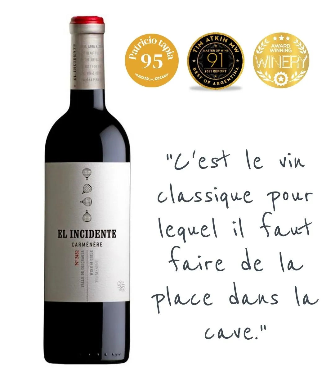 Viu Manent, 'El Incidente', Carmenere 2018