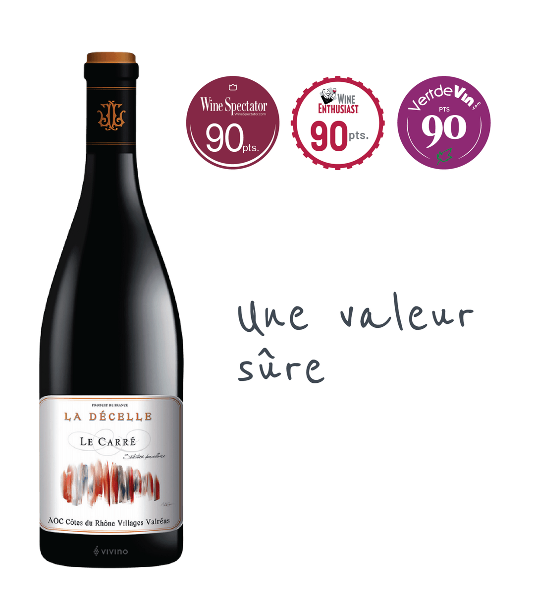 Domaine la Décelle, 'Le Carré' Côtes du Rhône Villages Valréas 2016
