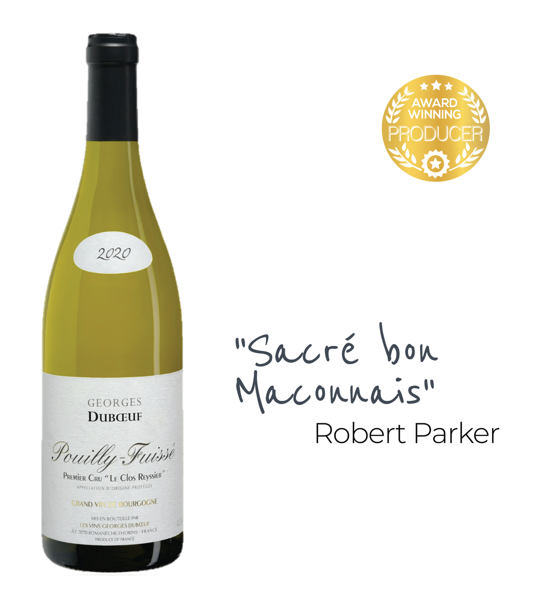 Le Clos Reyssier 2020 – Pouilly-Fuissé 1er Cru